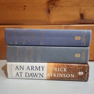 The Liberation Trilogy HC Set Of 3 Rick Atkinson 2002 1st edition WWII War 1940s